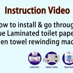 How to install toilet paper rewinding machine ?